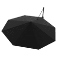 thumbnail image 4 of HOMETRENDS 11 ft. Round Offset Patio Umbrella with LED lights & Base, Meteorite, 4 of 10