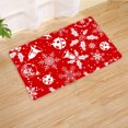 thumbnail image 2 of Christmas Bath Rug Fashion Decorative Absorbent Non-slip Shower Rug Bath Mat, 2 of 6