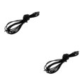 thumbnail image 2 of Thinsony 2mm Elastic Bungee Rope Shock Cord Tie Down - Boat/Trailer Covers Black 5m 2Set, 2 of 6