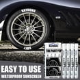 thumbnail image 4 of 4pcs Tire Paint Marker Pen Waterproof White Marker Pens Paint Cleaner' H5V2, 4 of 8