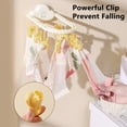 thumbnail image 3 of Foldable Clothes Dryer with 8 Clips, Windproof Laundry Hanger for Socks and Underwear, 3 of 7