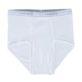thumbnail image 2 of Hanes Caleçons Blancs pour Hommes, P, Blanc, 2 of 3