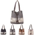 thumbnail image 2 of Sac à Bandoulière pour Femmes Mode Rétro Sac Fourre-Tout en Toile Sac à Bandoulière pour Magasinage, 2 of 10