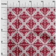 thumbnail image 1 of oneOone Georgette Viscose Fabric Check Kasuri Print Sewing Fabric BTY 42 Inch Wide, 1 of 4
