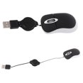 thumbnail image 4 of KAKOWELY 2 Pcs Mini Souris Optique de Voyage Compacte Cordon Rétractable Plug and Play pour Windows (Noir), 2.99"X1.57"X0.98 Pouces, 4 of 5