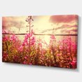 thumbnail image 2 of Prairie avec Fleurs Violettes Alaska - Impression sur Toile d'Art Floral, 2 of 3