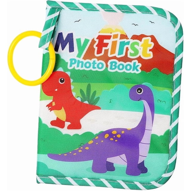 Photo Album Book for Newborns Adorable Design, Picture Book for Photos, Lightweight Portable, Diy Pockets, Keepsake, First Year Memories, Soft Cover Gift
