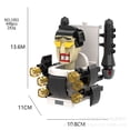 thumbnail image 1 of Toilet Man Vs Monitor Man Building Blocks Skibidi Toilet Building Blocks ToysXICEN, 1 of 4