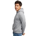 thumbnail image 4 of Hanes Mens EcoSmart Fleece Hoodie, 3XL, Light Steel, 4 of 6