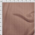 thumbnail image 4 of oneOone Velvet Brown Fabric Houndstooth Sewing Material Print Fabric By The Yard 58 Inch Wide, 4 of 4