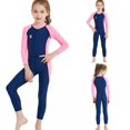thumbnail image 2 of Combinaison de Plongée pour Enfants Combinaison Intégrale pour Enfants Garde au Chaud une-Pièce Manches Longues Protection Uv Maillot de Bain pour Surf Plongée en Apnée Natation, 2 of 10