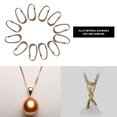 thumbnail image 4 of Pinch Clips, 3Colors Jewelry Findings Alloy Bails Clasps Snap Pendant Bails  For Jewelry For Bracelet For Necklace For Earring, 4 of 8