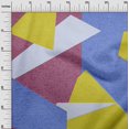 thumbnail image 3 of oneOone Silk Tabby Dark Magenta Fabric Geometric Abstract Random Shapes Sewing Craft Projects Fabric Prints By Yard 42 Inch Wide, 3 of 4