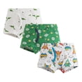 thumbnail image 1 of MIASHUI Boys Boxer Shorts Cotton Dinosaur Pattern Boxer Brief Underwear 3 Pack,Pink,7-8 Years, 1 of 2