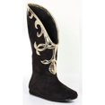 thumbnail image 1 of Ellie Shoes E-103-Alba Flat Microfiber Boot with Gold Trim 9 / Olive, 1 of 2