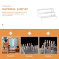 thumbnail image 4 of LOVEVER Display Shelf Shelves Clear Ladder Bookcase Acrylic Lipstick Rack Detachable Stand Action Figure Jewelry Toy, 4 of 6
