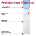 thumbnail image 3 of Fontaine à eau Frigidaire à chargement par le haut, distributeur d'eau chaude et froide pour bonbonnes de 3 ou 5 gallons, blanche,, 3 of 12
