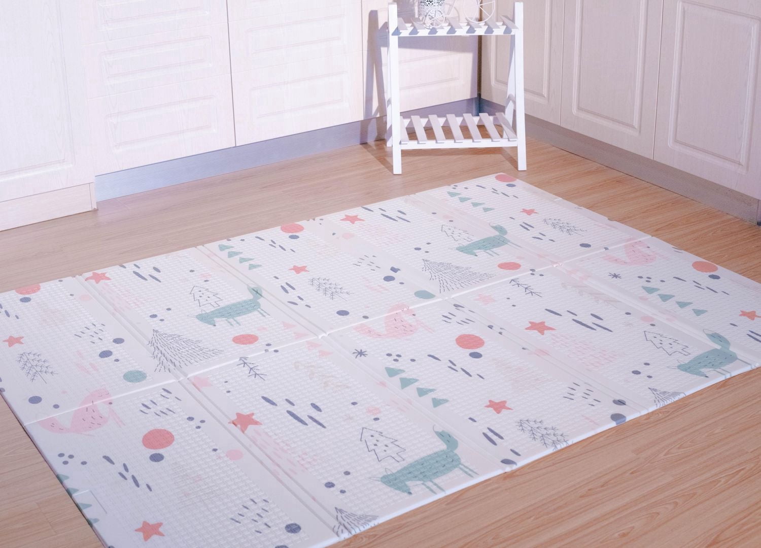 Mainstays Tapis de jeu pliable en mousse XPE pour enfants, pour bébés et tout-petits, 30,31 x 22,83 pouces
