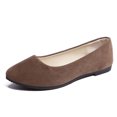 thumbnail image 3 of Femmes Filles Unies Grande Taille à Enfiler Plates Peu Profondes Confort Décontractées Chaussures Simples, 3 of 9