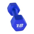 thumbnail image 1 of CAP, 12lb Neoprene Dumbbell, Blue, Single, 1 of 4
