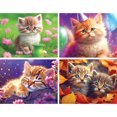 thumbnail image 4 of RoseArt - Snack Size 400-Piece - I Love Cats - Adult Interlocking Puzzle, 4 of 5