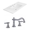 thumbnail image 1 of American Imaginations 36.75-in. W 3H4-in. Ceramic Top Set In White Color - Overflow Drain Incl. AI-15873, 1 of 1