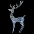 thumbnail image 5 of vidaXL TTG Rennes de Noël en Acrylique 250 LED 3 Pcs 180 cm Blanc Froid, 5 of 5