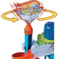 thumbnail image 2 of Hot Wheels City Mega Car Wash Playset with 1 Toy Color Shifters Car in 1:64 Scale, 7.01 in, 2 of 7