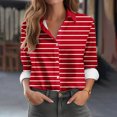 thumbnail image 1 of Wensltd Chemises Boutonnées pour Femmes Chic à Imprimé Floral Blouse à Manches Longues, 1 of 6