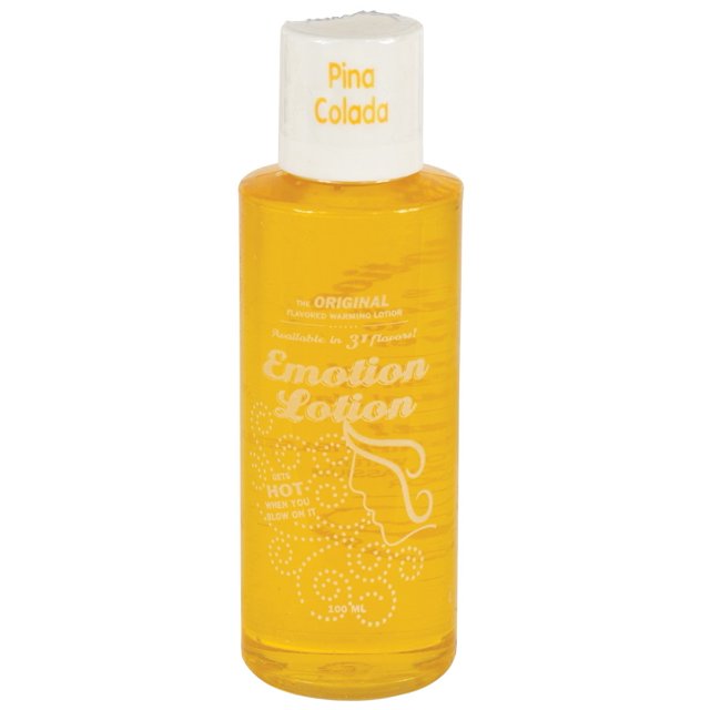 Emotion Lotion Flavored Warming Massage Oil, Pina Colada 4 oz