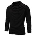 thumbnail image 2 of GigrtiJin Chandail à Col Roulé pour Homme Ajusté Col Montant Chandails Thermiques Décontractés sous-Vêtement à Manches Longues Haut de Base Uni, 2 of 8