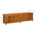 thumbnail image 2 of vidaXL Garden Storage Box 200x50x58 cm Solid Acacia Wood, 2 of 7