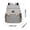 B, variant on Diaper Bag Backpack For Mom Large Capacity Travel With Changing Pad Breastfeeding Support Solid Gray 31 cm x 13 cm x 40 cm