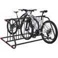 thumbnail image 1 of Ourlova Double Side Commercial Grid Bike Rack for 10 Bikes, Heavy Duty Metal Floor Stand for Parking, 1 of 8