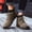Khaki, variant on TIMIFIS Toe Shoes for Men Work Women Lightweight Air Cushion Sneakers Slip Resistant Safety Work Boots Indestructible Shoe - Summer