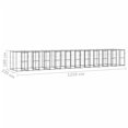 thumbnail image 4 of vidaXL Chenil Extérieur pour Chien en Acier avec Toit 26,62 M2, 4 of 4