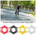 thumbnail image 1 of Becaristey 1 Set Center Locks Disc Brake Rotors Adapter Sturdy Replacing Repairing Bike Bolts Compatible for Locking Gold 1Set, 1 of 6
