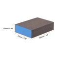 thumbnail image 2 of Unique Bargains 4pcs Sanding Sponge Blocks 400 Grits Sanding Block, 100x70x25mm, Brown&Blue, 2 of 7