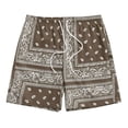 thumbnail image 1 of Men's Board Shorts Boho Paisley Pattern with Waist for Summer Beach Ready Men’s Swimwear, 1 of 2