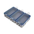 thumbnail image 2 of DYNWAVECA 3 Pieces Fishing Accessories Box Fly Fishing Box Waterproof Fishing Lure Box gray, 2 of 10