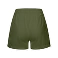 thumbnail image 3 of Girls Summer Linen Shorts Kids Casual Drawstring Elastic Waist Beach Short Pants With Pockets, 3 of 6