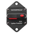 thumbnail image 2 of DC 32V Circuit Breaker with Switch Manual Reset Waterproof for Car Marine Boat Truck Bus RV ATV, 2 of 7