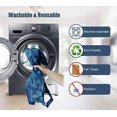 thumbnail image 4 of Amerteer 6 Pcs Reusable Grocery Bags, Grocery Tote Foldable into Attached Pouch, Ripstop Polyester Reusable Shopping Bags, Eco-Friendly Purse Bag Washable, Durable and Lightweight, 4 of 6