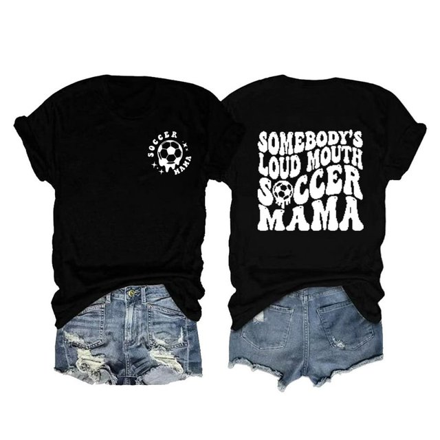 MesaSe T-shirt à Manches Courtes à Col Rond pour Femme
