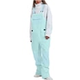 thumbnail image 2 of TIMIFIS Femmes et Hommes Snow Salopette Ajustable Pantalon Salopette Résistant à l'Usure Randonnée Escalade Pantalon de Ski Isolé avec Poches, 2 of 4