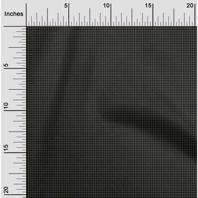 oneOone Cotton Silk Fabric Window Pane Check Printed Fabric 1 Yard 42 Inch Wide