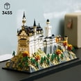 thumbnail image 3 of LEGO Architecture Le Château de Neuschwanstein, Modèle à Collectionner pour Adultes 21063, 3 of 8