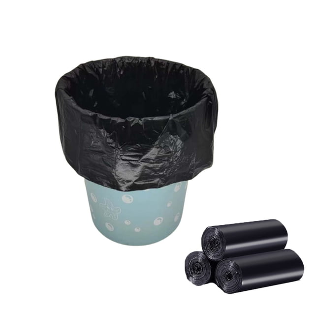 Meitianfacai Kitchen Drawstring Garbage Bag- PE Bag Garbage Bag- Eco Garbage Bag 90 For Bathroom Bedroom Office Trash Can