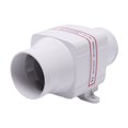 thumbnail image 1 of 12V/24V DC Electric 3 Inch Straight 130CFM Mute Exhaust Fan Yacht RV Kitchen Cabin Exhaust Fan ,Long Lasting, 1 of 5