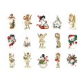 thumbnail image 1 of WHEANG Stickers Christmas Santa School Party Holiday Decoration And Craft Card Gift Envelope Box White, 1 of 4